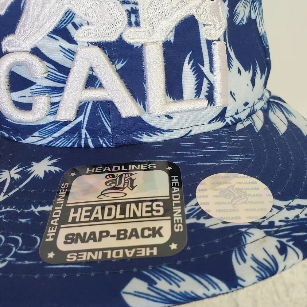 CALI Republic Floral Hawaiian Snapback Hat…